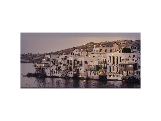 Mykonos City Of Lights Painting