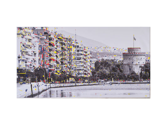 Thessaloniki City Of Lights Painting