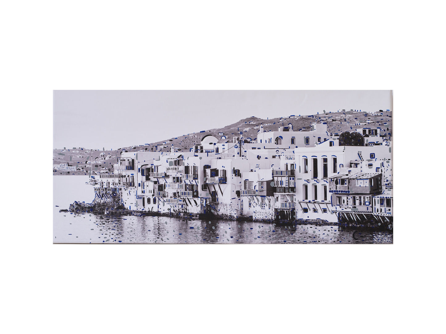 Mykonos City Of Lights Painting
