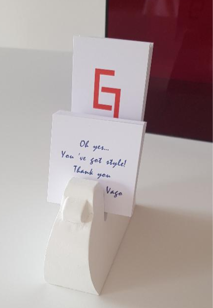 CAMEL.WOOD.NAPKIN/CARD HOLDER