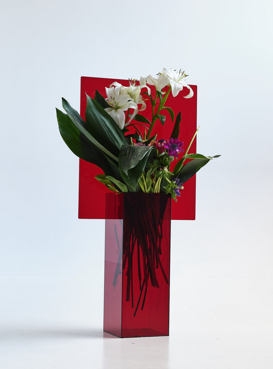 BAU VASE.RED