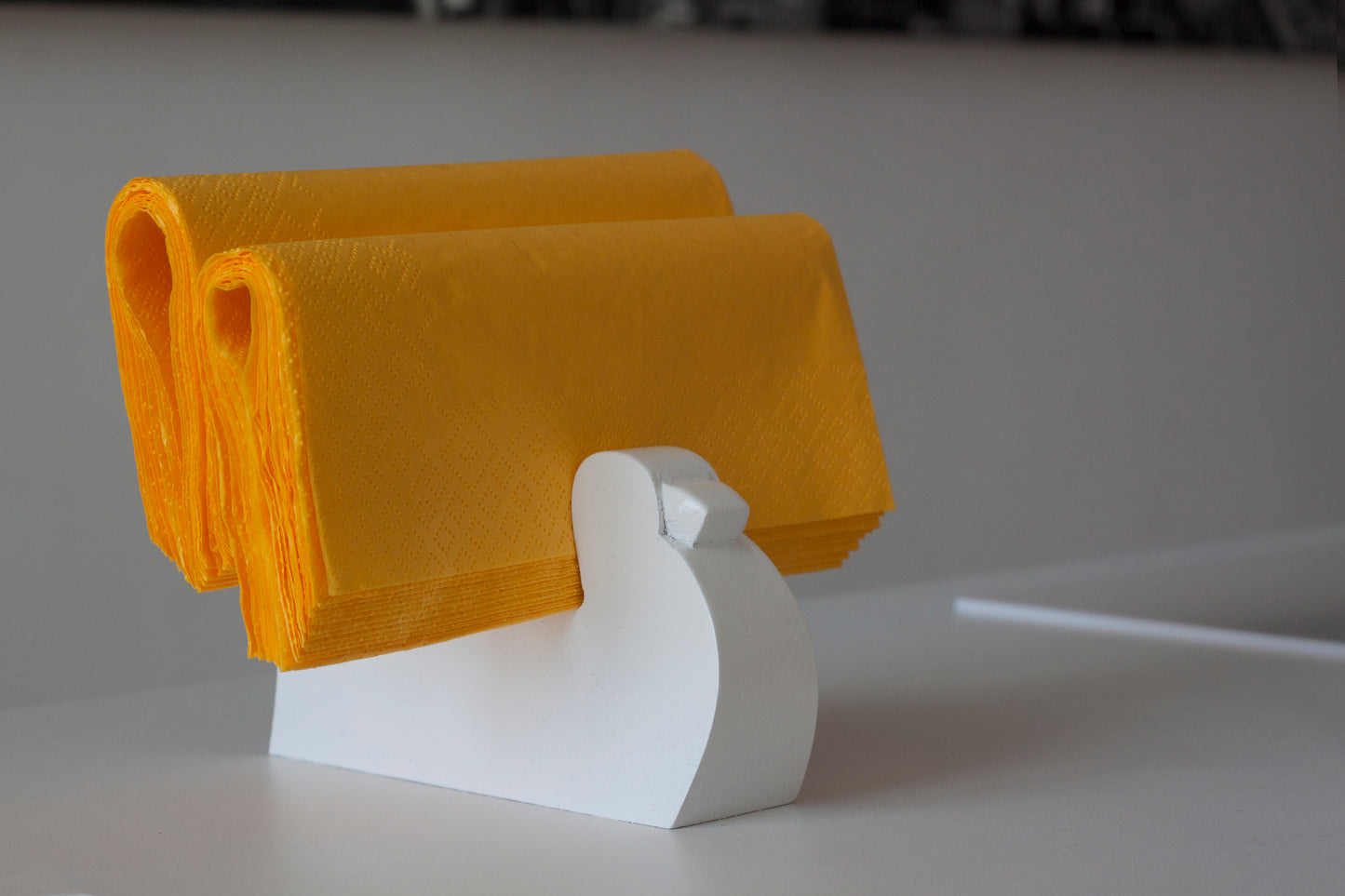 CAMEL.WOOD.NAPKIN/CARD HOLDER