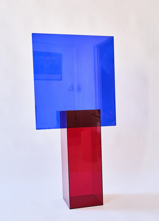 BAU VASE.REDBLUE