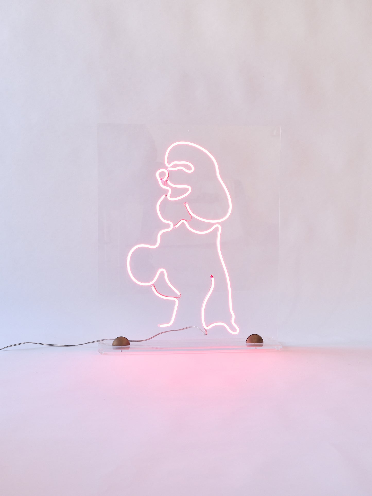 POODLE.STATUE/PAINTING LIGHT