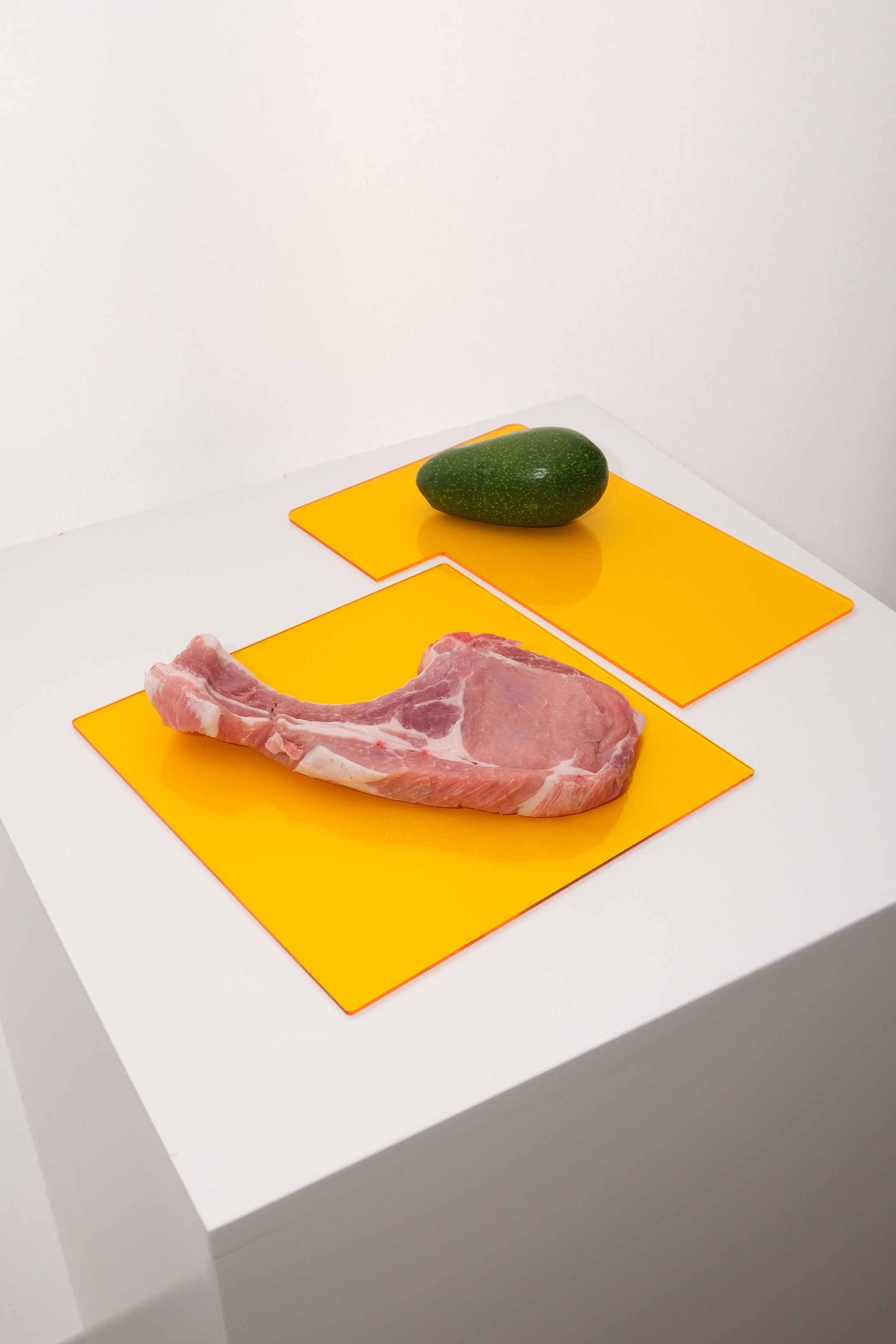 PERFECT MATCH.YELLOW SERVING PLATE