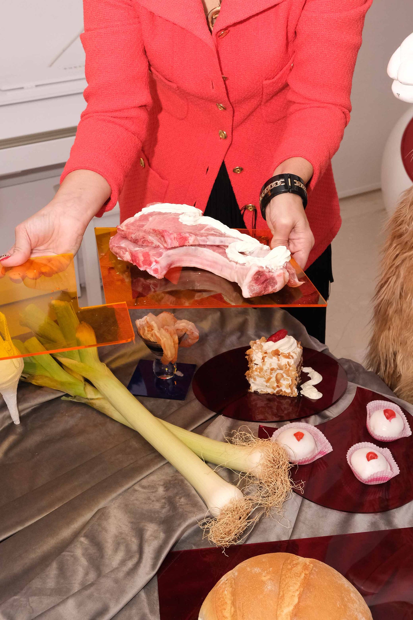 PERFECT MATCH.YELLOW SERVING PLATE