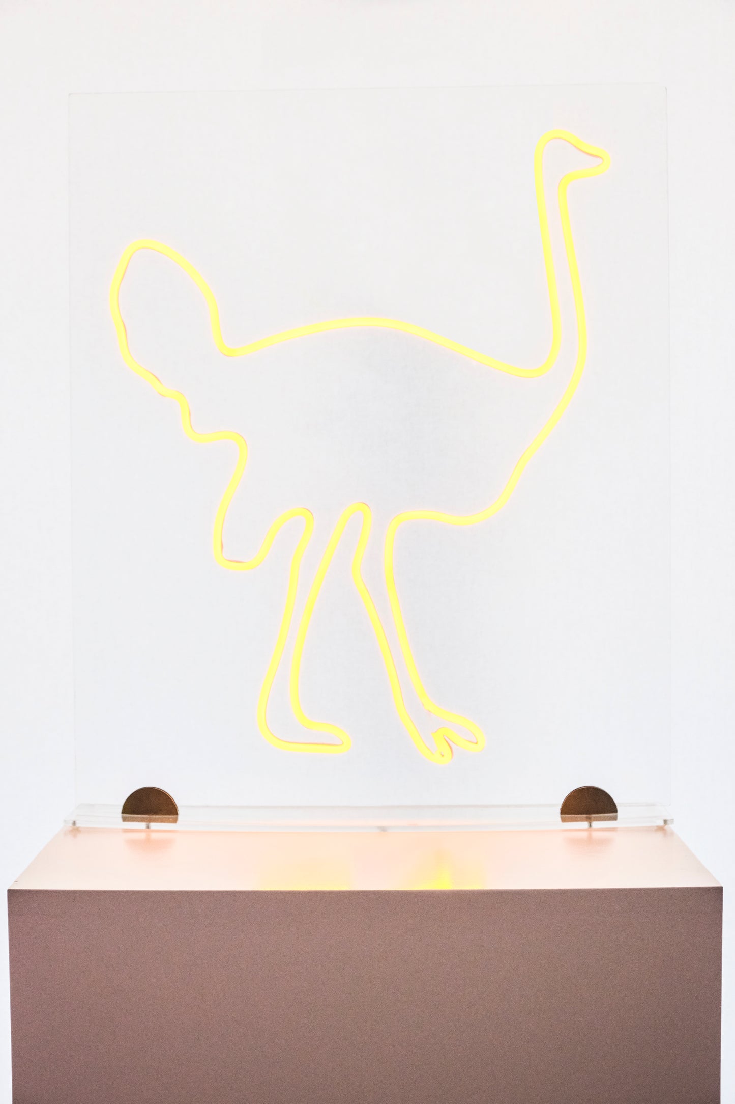 OSTRICH.STATUE/PAINTING LIGHT