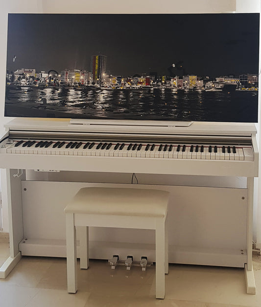 Piraeus.City of Lights Painting A